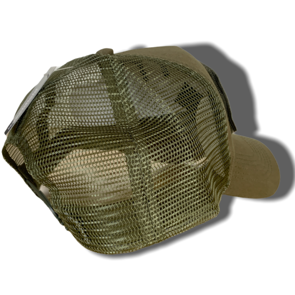 CnP Trucker Cap mit Klettpatch Patch in Camouflage oder Olivgrün