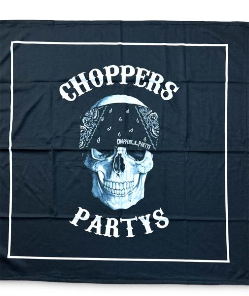 CnP Choppers n Partys Bandana Tuch aus Baumwolle in schwarz oder weiss