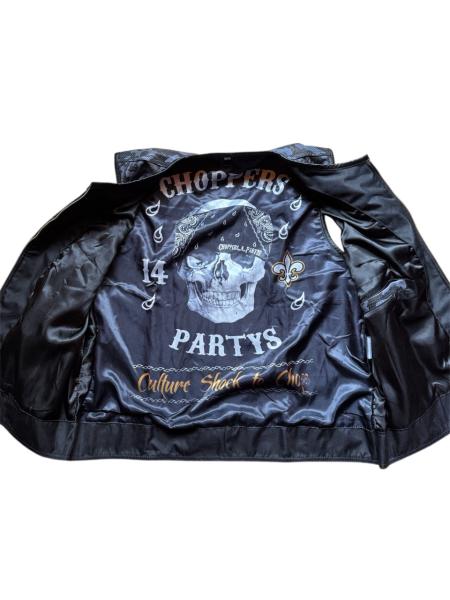 Choppers n Partys Lederweste Schlangenleder Unikat Leder  Biker, Bikerweste, Kutte - Kopie