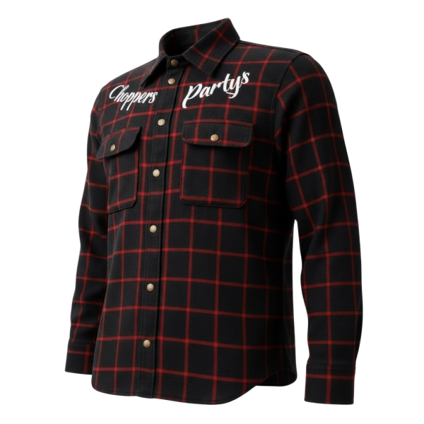 Choppers n Partys Flanelhemd Karo Red