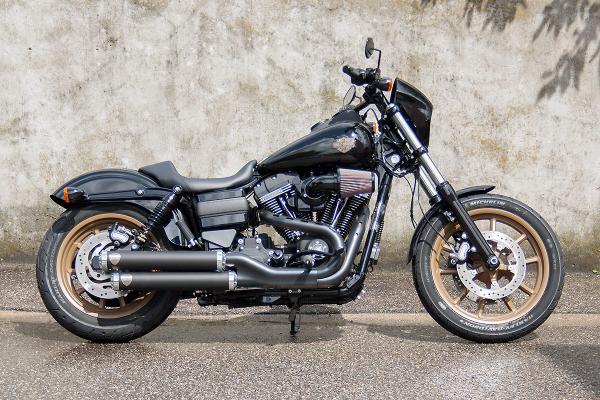 PENZL AUSPUFFANLAGE FÜR - Harley-Davidson - Dyna Low Rider S (FXDLS) - Motor TC110 - Baujahr 2010 - 2017  - mit manuelle Steuerung oder Elektronische Steuerung