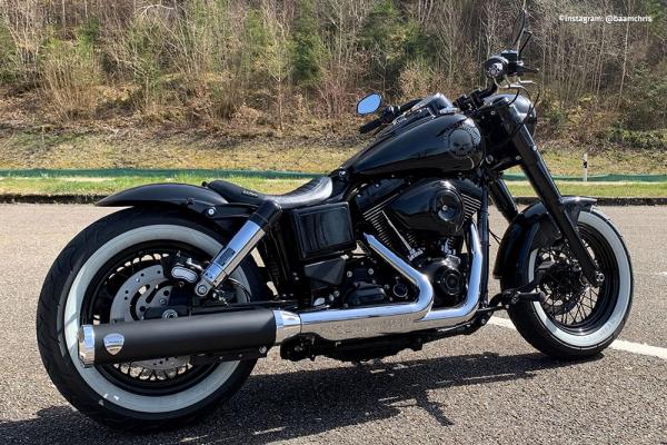 PENZL AUSPUFFANLAGE FÜR - Harley-Davidson - Dyna Switchback (FLD) - Motor TC103 - Baujahr 2012 bis 2016 - nur mit manuelle Steuerung