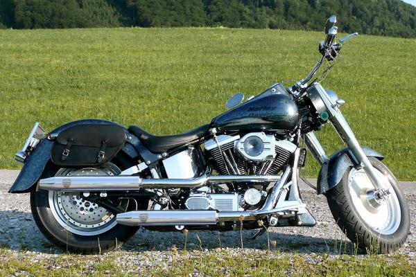 PENZL AUSPUFFANLAGE FÜR - Softail Nostalgia (FLSTN) - Motor Evolution - Baujahr 1993 bis 1996