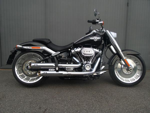 MCJ - 2 in 2 - Race Endtöpfe  - FÜR SOFTAIL - STREET BOB - SLIM - LOW RIDER S - BREAKOUT - SPORT GLIDE - FAT BOY - FAT BOB - HERITAGE CLASSIC - AB 2021 EURO 5
