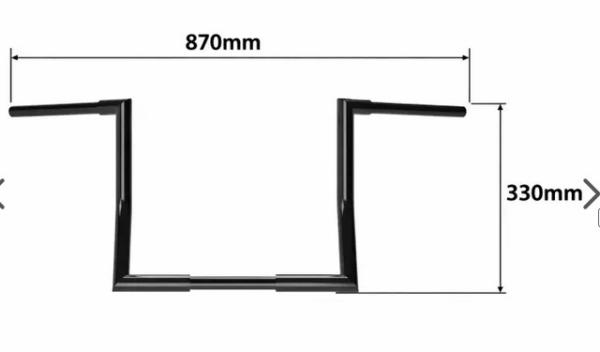 Flip 2 Handlebar für Harley-Davidson® Bagger 23-26 (FLHXSE, 24-26 FLHX, 25 FLHXU, 26 FLHXL, 26 FLHXLSE, 26 FLHXSTSE)