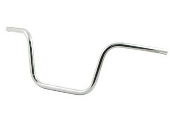 1" Apehanger 27cm Höhe in Chrom für Harley-Davidson® Modelle vor 1981 mit Risern mit 1 Zoll Innendurchmesser