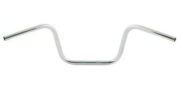 1" Apehanger 27cm Höhe in Chrom für Harley-Davidson® Modelle vor 1981 mit Risern mit 1 Zoll Innendurchmesser