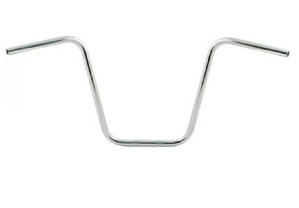 1" Apehanger 46cm Höhe in Chrom für Harley-Davidson® Modelle vor 1981 mit Risern mit 1 Zoll Innendurchmesser
