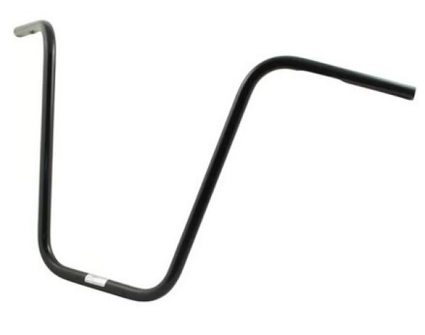 1" Apehanger 50cm Höhe in Chrom für Harley-Davidson® Modelle vor 1981 mit Risern mit 1 Zoll Innendurchmesser