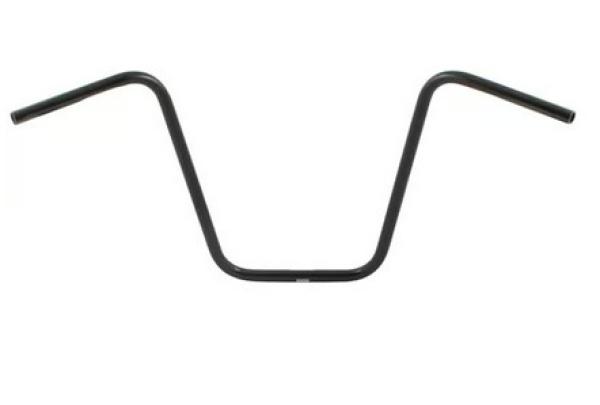 1" Apehanger 50cm Höhe in Chrom für Harley-Davidson® Modelle vor 1981 mit Risern mit 1 Zoll Innendurchmesser