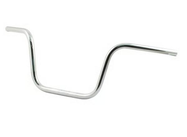 1" Apehanger 27cm Höhe in Chrom für Harley-Davidson® 82-22 (außer 08-22 E-Gas und 88-11 Springer-Modelle) mit Risern für 1"-Lenker
