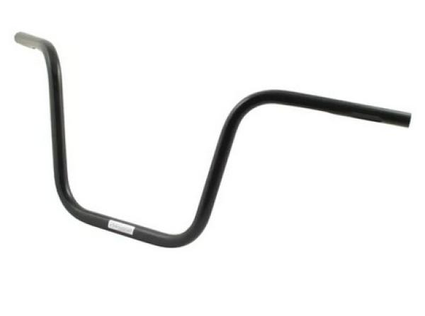 1" Apehanger 31cm Höhe in Schwarz für Harley-Davidson® 82-22 (außer 08-22 E-Gas und 88-11 Springer-Modelle) mit Risern für 1" Lenker