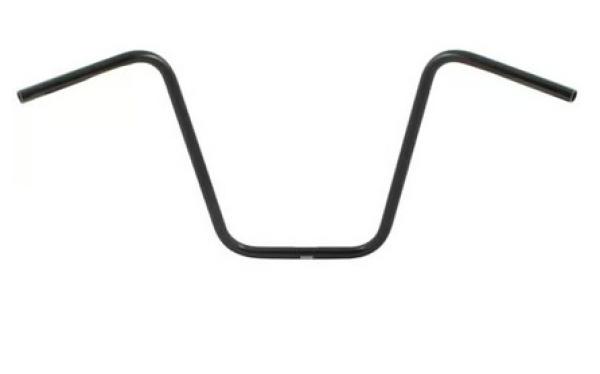 1" Apehanger 50cm Höhe in Schwarz für Harley-Davidson® 82-22 (außer 08-22 E-Gas und 88-11 Springer-Modelle) mit Risern für 1" Lenker