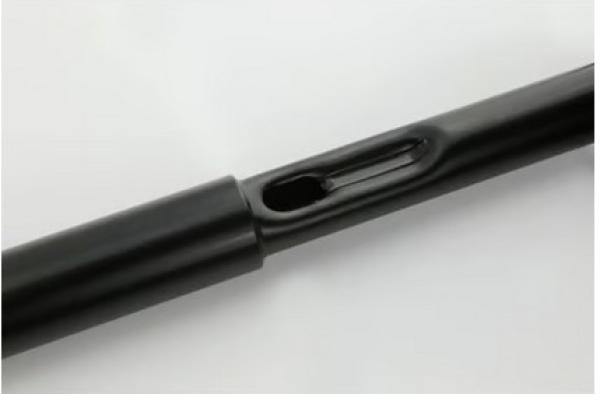 1" Apehanger 3-Loch-Ausführung 35cm Höhe in Schwarz Narrow-Style für Harley-Davidson® 82-22 H-D (außer 08-22 mit E-Gas und 88-11 Springer-Modelle) mit Risern für 1" Lenker