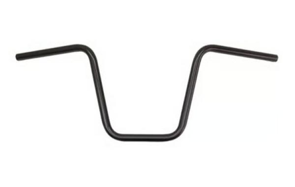 1" Apehanger 3-Loch-Ausführung 30cm Höhe in Schwarz Narrow-Style für Harley-Davidson® 82-24 H-D mit mechanischem Gaszug & E-Gas (außer 88-11 Springer-Modelle) mit Risern für 1" Lenker