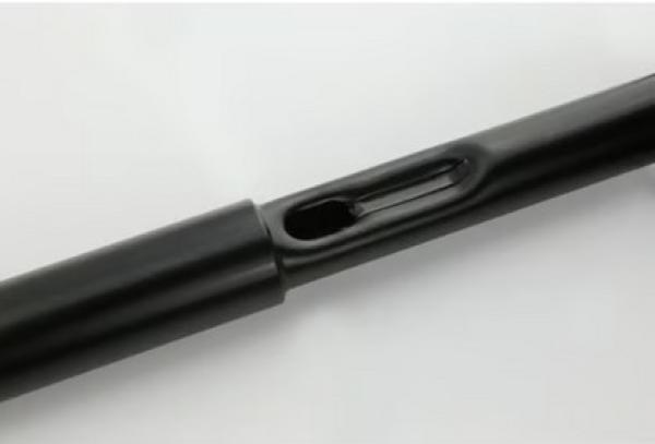 1" Apehanger 3-Loch-Ausführung 30cm Höhe in Schwarz Narrow-Style für Harley-Davidson® 82-24 H-D mit mechanischem Gaszug & E-Gas (außer 88-11 Springer-Modelle) mit Risern für 1" Lenker