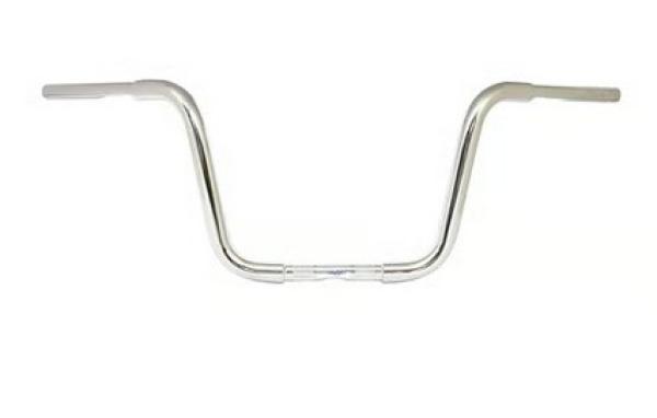 1 1/4 Fat Zoll Apehanger 31cm Höhe,3-Loch-Ausführung in Chrom für Harley-Davidson® 82-22 (außer 08-22 E-Gas & 88-11 Springer) mit Risern für 1"