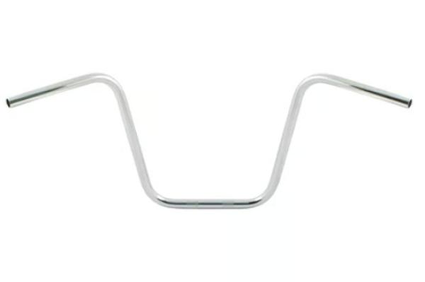 1" Apehanger 40cm Höhe in Chrom für Harley-Davidson® Modelle vor 1981 mit Risern mit 1 Zoll Innendurchmesser