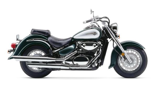 MCJ - 2 in 2 Royal in Chrom oder Schwarz mit Endkappen wählbar - SUZUKI VOLUSIA 800