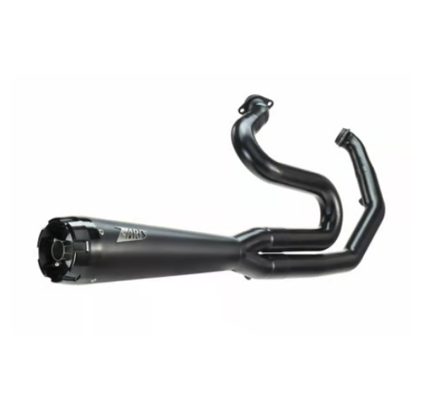 Zard - 2-1 stainless M8 Touring exhaust system. Black ClubStyle - für Harley-Davidson® 21-23 FLT/Touring with 107/114/117 Auspuffanlage Auspuff