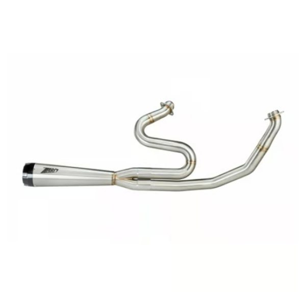 Zard - 2-1 Stainless Steel M8 Touring exhaust system. Raw ClubStyle - für Harley-Davidson® 21-23 FLT/Touring with 107"/114"/117" Auspuffanlage Auspuff