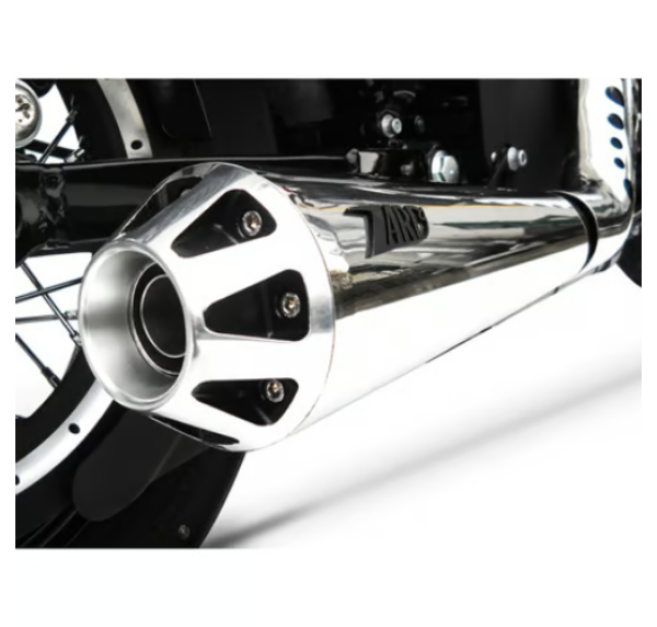 Zard - Conical 2-1 Sportster exhaust system. Polished ClubStyle - für Harley-Davidson® 14-16 XL883/1200 Sportster Auspuffanlage Auspuff