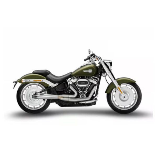 Zard - M8 Softail 2-1 Short Cone exhaust system. Plain ClubStyle - für Harley-Davidson® 18-24 Softail Breakout 117, Fat Boy 114 Auspuffanlage Auspuff