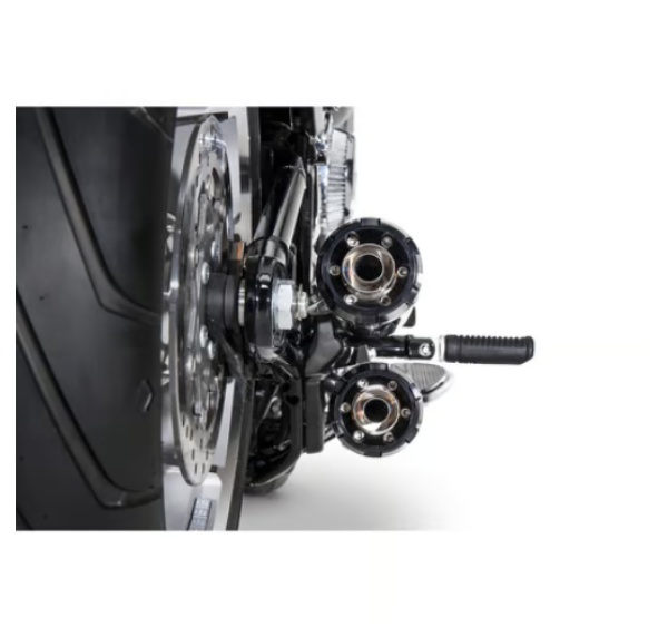 Zard - Overlapped' 2-2 slip-on mufflers. Plain - für Harley-Davidson® 18-24 Softail FXB, FXBRS Breakout, FLFB, FLFBS Fat Boy Auspuffanlage Auspuff