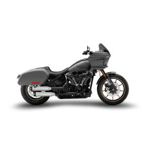 Zard - Overlapped' 2-2 slip-on mufflers. Polished - für Harley-Davidson® 18-24 Softail (excl. Breakout, Fat Boy) Auspuffanlage Auspuff