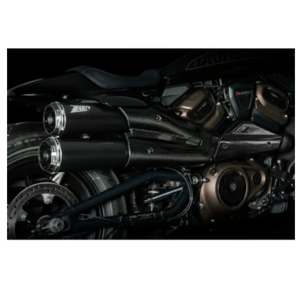 Zard - Sportster S Top Gun exhaust system. Matte black - für Harley-Davidson® 21-24 Sportster S RH1250S Auspuffanlage Auspuff