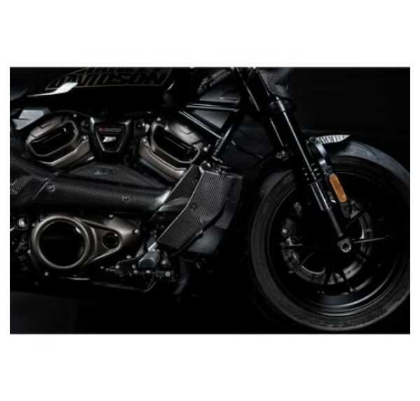 Zard - carbon radiator cover and side panel kit - für Harley-Davidson® 21-26 RH1250S Sportster S