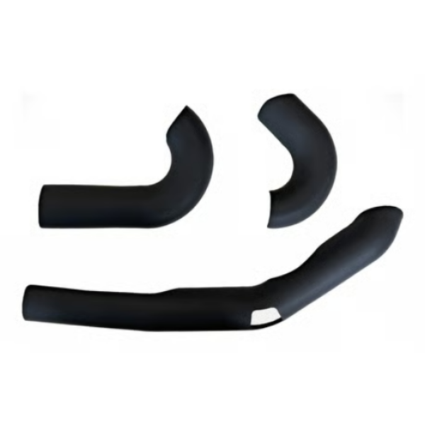 Zard, header heat shield set. Black - für Harley-Davidson® 21-23 FLT/Touring with 982536 or 982537 exhaust system