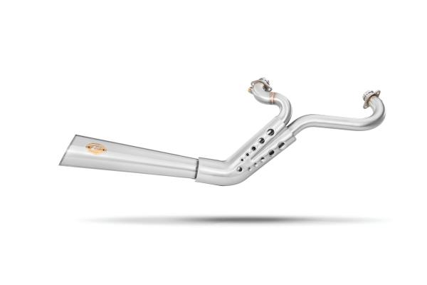 Zard - Sport 2-1 exhaust XL Sportster. Polished ClubStyle - für Harley-Davidson® 14-16 XL883/1200 Sportster Auspuffanlage Auspuff