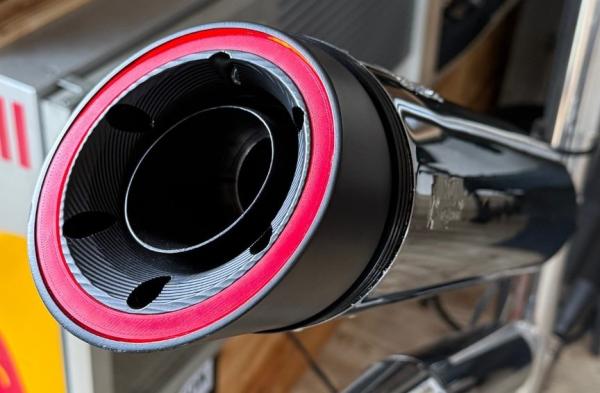 LED ENDKAPPEN IN SCHWARZ FÜR MCJ AUSPUFFANLAGEN