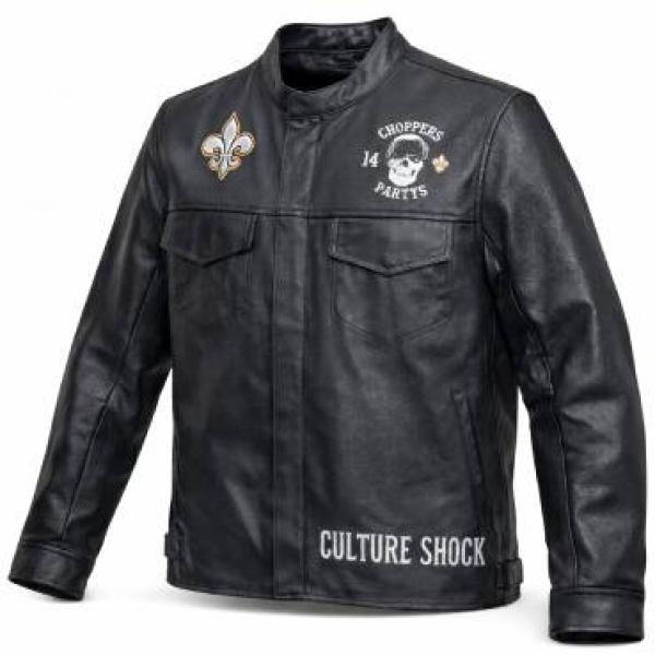 Choppers n Partys Lederjacke gelocht Echtes Leder Biker