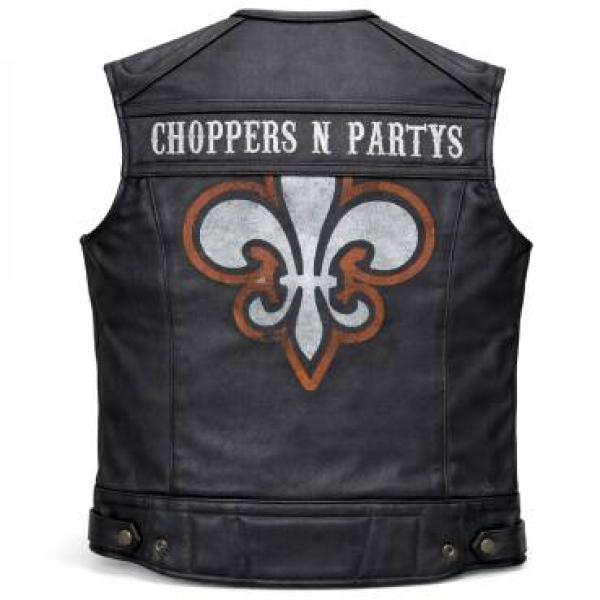 CnP Lederweste Leathervest Biker