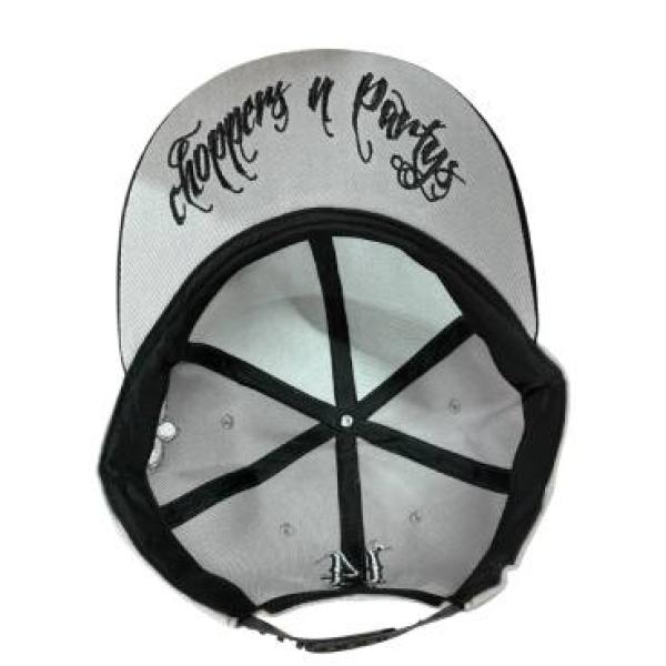 CnP Choppers n Partys Baseball Cap - Hell Grau Biker Motorrad