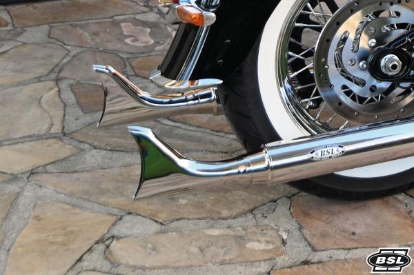 Chicano Classic Police M8 - BSL Auspuffanlage Chicano