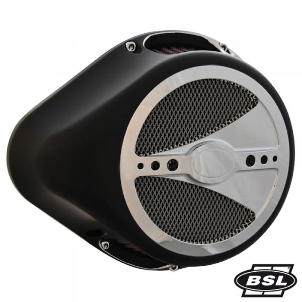 DROP CHOPP Switch CUSTOM - Body Black Velvet Contrast Cut, Front Cover Showchrome BSL Luftfilter mit Gutachten