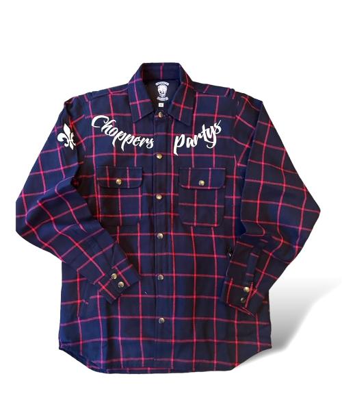 Choppers n Partys Flanelhemd Karo Red