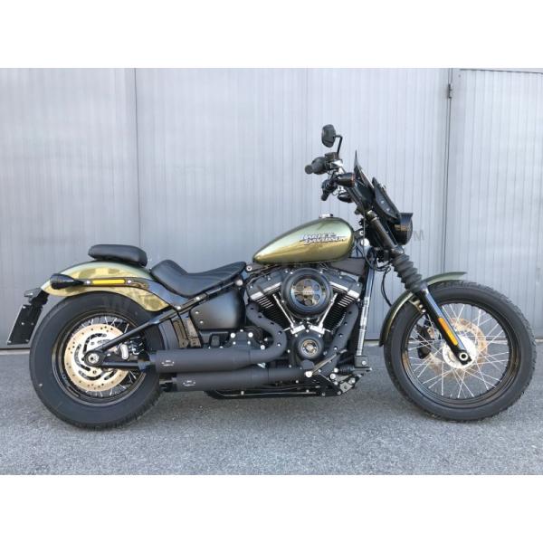 MCJ - 2 in 2 Big Short, in Schwarz oder Chrom, mit Krümmer, Hitzeschutz (mit oder ohne Löcher), Halterungen und  Endkappen wählbar - DYNA FAT BOB - WIDE GLIDE - LOW RIDERS S MODELS 2017