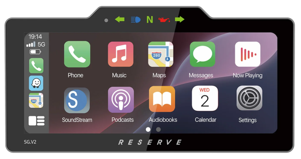 Soundstream V2 Radio With Apple Car Play & Android Auto 1998-2013