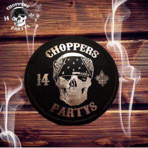 Choppers n Partys Derby Cover gelasert