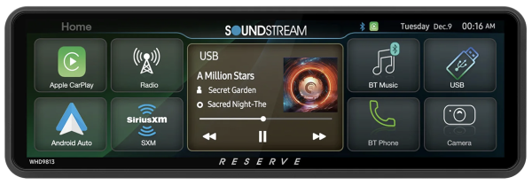 Soundstream WHD.9813 Head Unit Passend für Touring-Modelle (1998–2013) und Trikes (2009–2013)