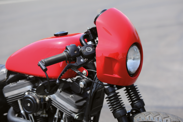 Burly Sport Cafe Verkleidung ABS Club Style - Burly Sport Cafe Fairing ABS Clubstyle Harley Davidson