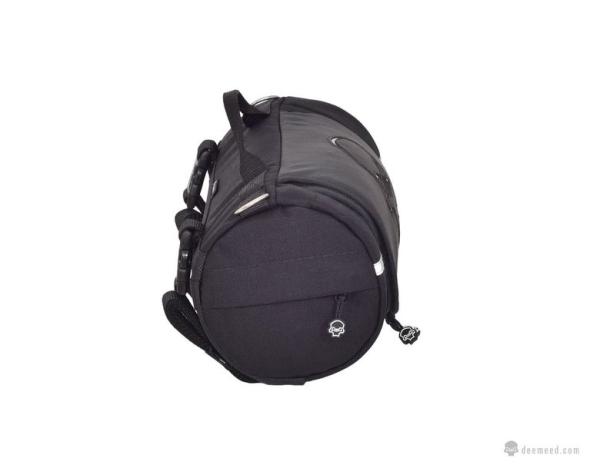 Rollbag Lenkrad oder Sitz Reisetasche X-SMALL (8L) Motorrad in Cordura, Reflektive Skull oder Leder Motorradtasche