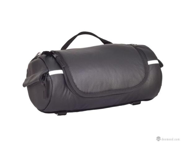 Rollbag Lenkrad oder Sitz Reisetasche X-SMALL (8L) Motorrad in Cordura, Reflektive Skull oder Leder Motorradtasche