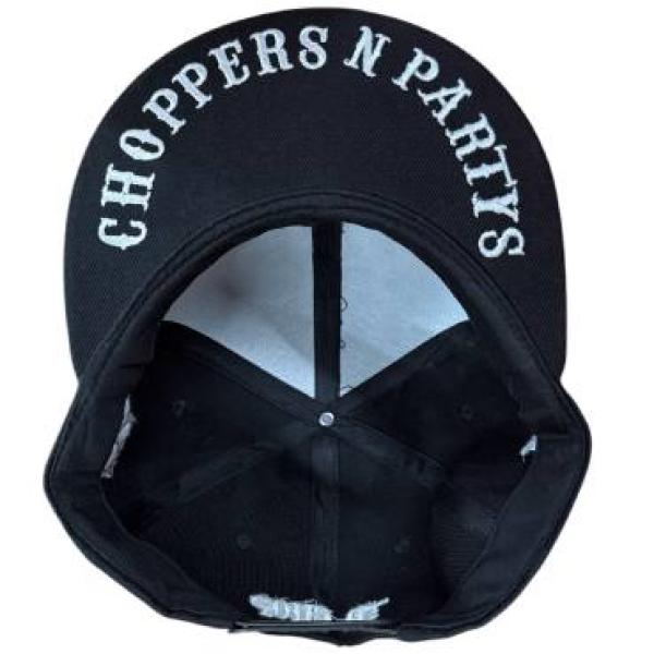 CnP Choppers n Partys Baseball Cap - Black Culture Shock Biker Motorrad