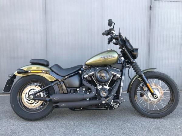 MCJ - Schalldämpfer mit Grooved  Endkappe in schwarz oder Chrom - DYNA LOW RIDER VON 2014 BIS 2016