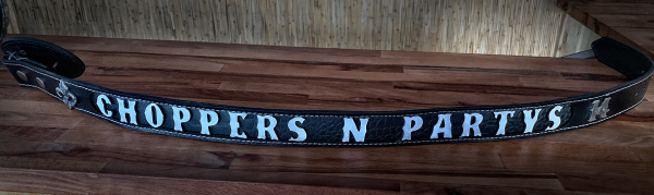 CnP Choppers n Partys Ledergürtel mit Buckle  Motorrad